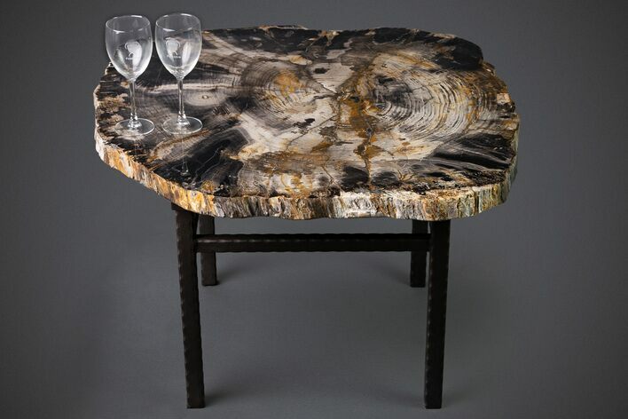 Awe-Inspiring, Oregon Petrified Wood (White Pine) Table #227319